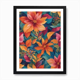 Floral Pattern Art Print