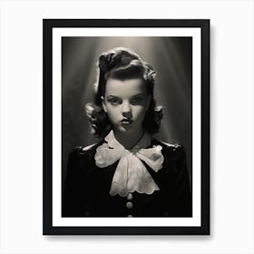 Black And White Photograph Of Judy Garland 1 Art Print
