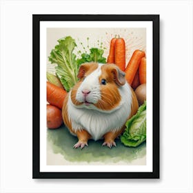 Guinea Pig Art Print