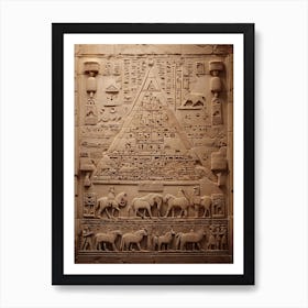 Egyptian Pyramid Art Print