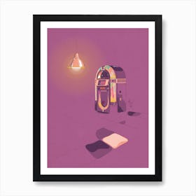 Wurlitzer Jukebox Art Print