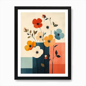 Flowers In A Vase 37 Art Print