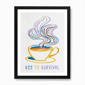 Key To Survival Art Print