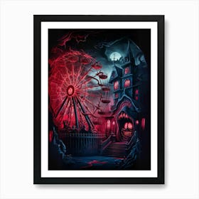 Haunted House Art Print