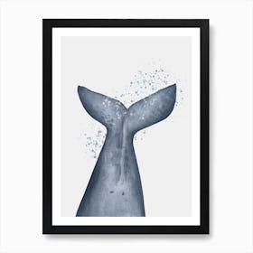 Whales Tail Art Print