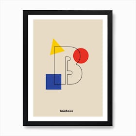 Bauhaus Simple Art Print