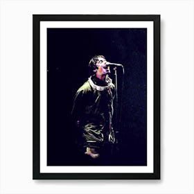 liam gallagher oasis britpop music band Art Print