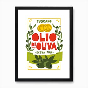 Italian Olive Oil Art Print
