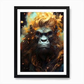 Gorilla 1 Art Print