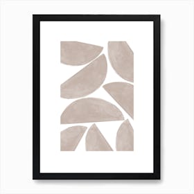 Abstract Painting Geometric Soft Art Print