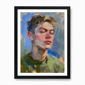 Portrait Of A Young Man 9 Art Print