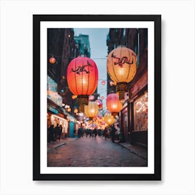 Chinese Lanterns Art Print