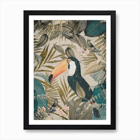 Jungle Toucan Art Print