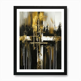 Cross Of Gold Art Print