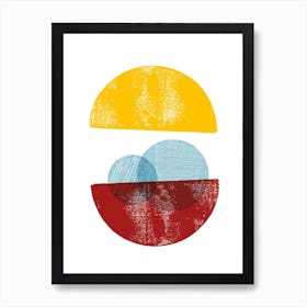 Circle Pieces 6 Art Print