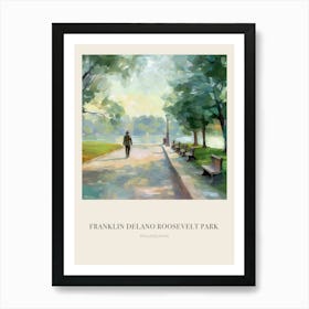 Franklin Delano Roosevelt Park Philadelphia United States 3 Vintage Cezanne Inspired Poster Art Print