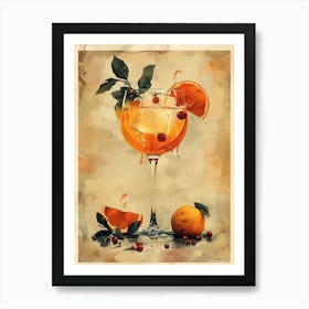 Cocktail Canvas Print 1 Art Print