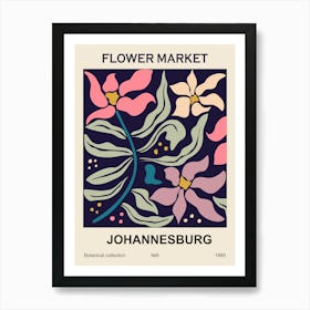 Flower Market Lohannesburg Art Print