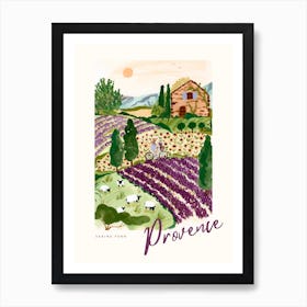 Provence by Sabina Fenn Art Print