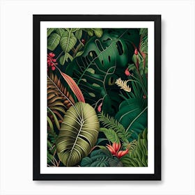 Jungle Patterns 8 Botanicals Art Print