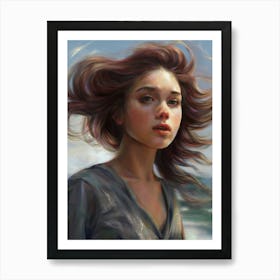 The wind Art Print