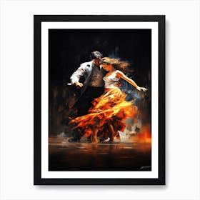 Passionate Flamenco - Flamenco Dancers Art Print