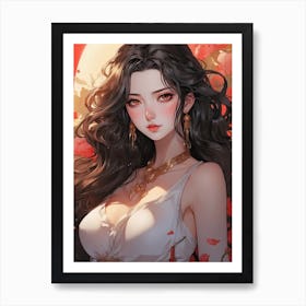 Chinese Girl Art Print