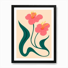 Camellia Flower Art Print