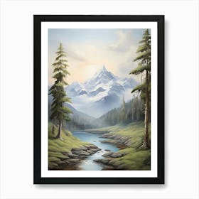 Mountain Scene Art Print