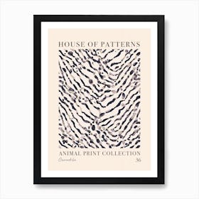 House Of Patterns Crocodile Animal Print Pattern 1 Art Print