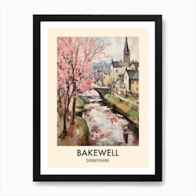 Bakewell (Derbyshire) Painting 4 Travel Poster Art Print