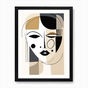 Abstract Woman Canvas Print Art Print