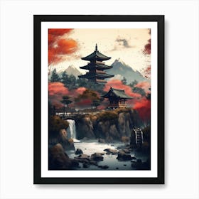 Japanese Pagoda 19 Art Print