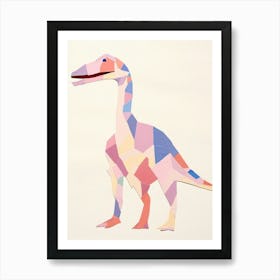 Nursery Dinosaur Art Deinonychus 1 Art Print