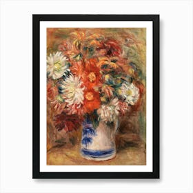 Bouquet (1919), Pierre Auguste Renoir Art Print