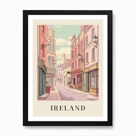 Vintage Travel Poster Ireland Art Print