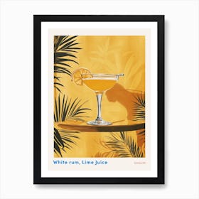 Art Deco Daiquiri 3 Poster Art Print