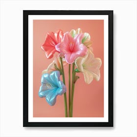 Dreamy Inflatable Flowers Amaryllis 2 Art Print