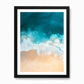 Beach - Beach Stock Videos & Royalty-Free Footage 2 Art Print