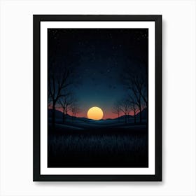 Night Sky Art Print