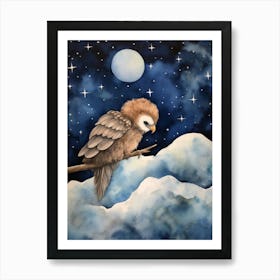 Baby Eagle 1 Sleeping In The Clouds Art Print