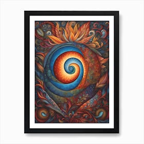 Spiral Painting 1 Art Print