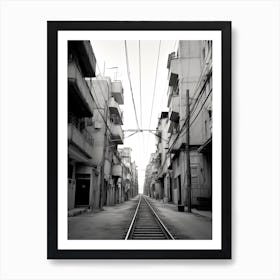 Tel Aviv, Israel, Photography In Black And White 1 Art Print