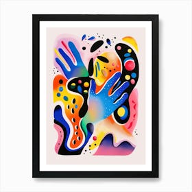 Cosmic Hands 1 Art Print
