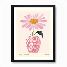 Spring Collection Cosmos Flower Vase 3 Art Print