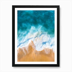 Aerial View Of A Beach 98 Art Print