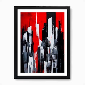 Red City II Art Print