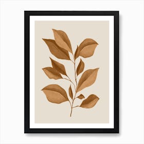 Minimal Plant 67 Art Print