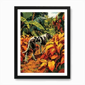 Hawaiian Dog Art Print