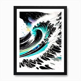 Azure Wave Art Print